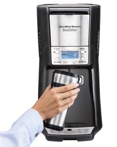 Hamilton Beach 12-Cup Coffee Maker, Programmable Brewstation Summit Dispensing Coffee Machine