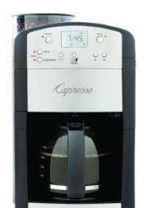 Capresso 464.05 CoffeeTeam GS 10-Cup Digital Coffeemaker with Conical Burr Grinder